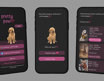 Mobile App for Stray Dogs