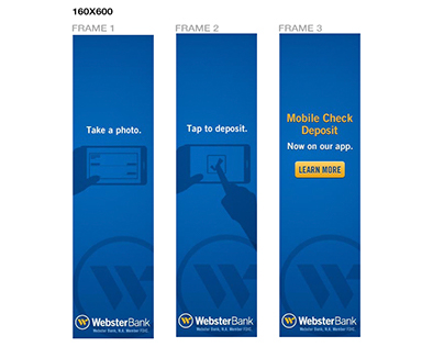Ad Campaign | Webster - Mobile Check Deposit