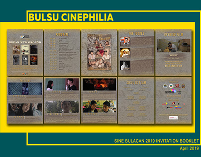 BulSU Cinephilia - SiBul Invitation Booklet