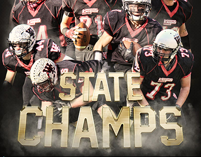 West Essex Football State Champs Poster
