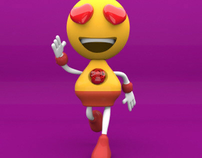 Valentine's Emoji Character