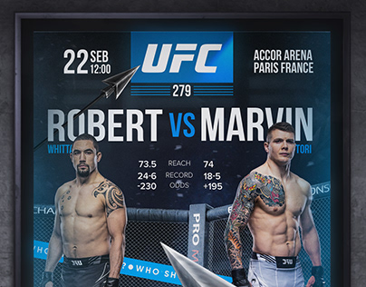 Banner for UFC 279 ACCOR ARENA