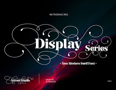 Display Series - Serif Font