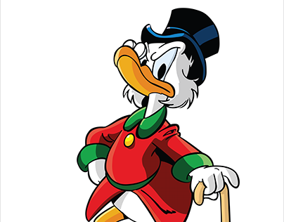 Scroogeg McDuck illustration