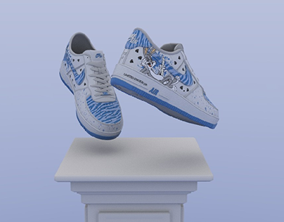 Seddys NIKE AIR FORCE 1 W Sneakers Blue