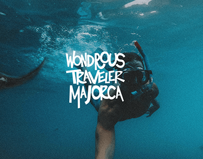 Project thumbnail - wondrous traveler majorca / logo design & branding
