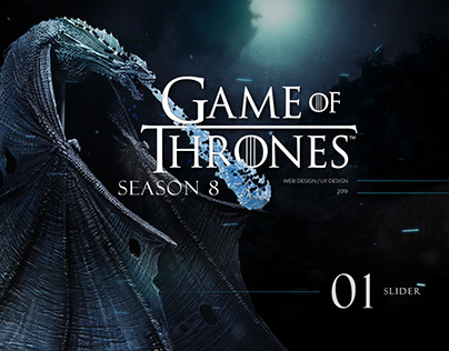 Game of Thrones Season 8 Web Design