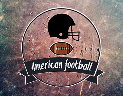Logo de fútbol Americano