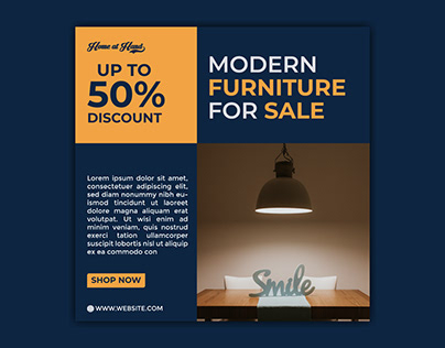 Modern Furniture For Sale Promotion Banner