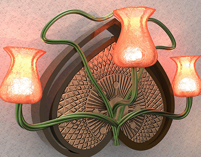 Novum -Art of Nouveau - Lamp design