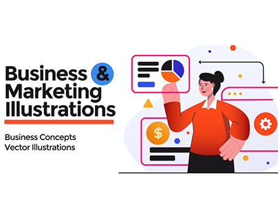 Business Concept illustrations set