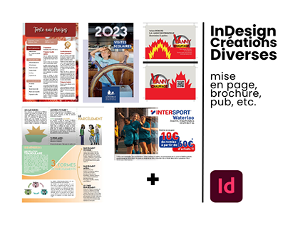 Créations diverses - InDesign