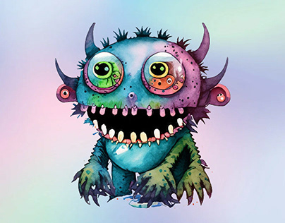 Cute Monster Clipart
