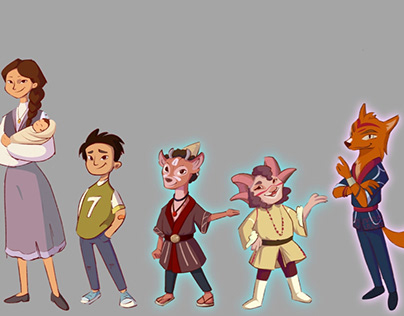 Character concepts for Animation project