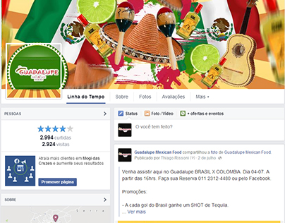 Capas e fotos de perfil - Guadalupe Mexican Food