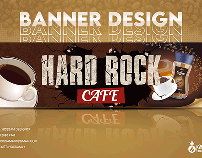 Banner design "Hard Rock"