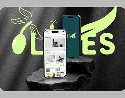 Olives APP. UX/UI design. Mobile app