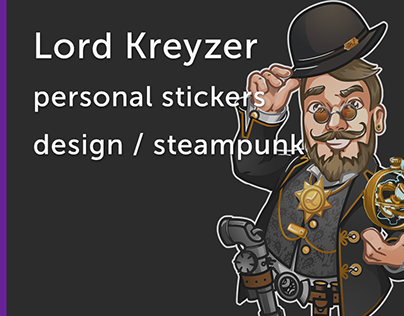 Stickers design for Y.Lomakin