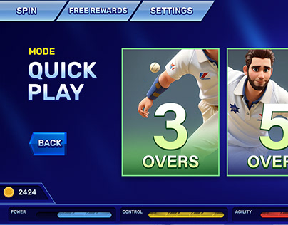 Cricket Game UI