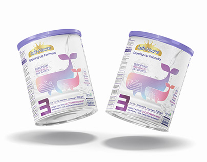 Milk Powder Label Packaging for Lait-Nacre
