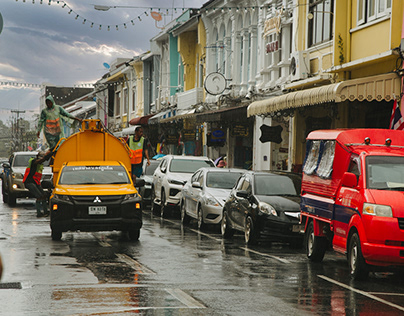 The rainy day in Phuket !