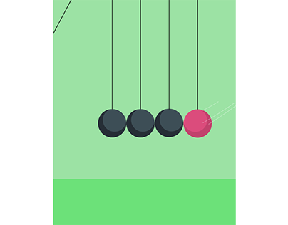 Animated Pendulum gif for website and social media