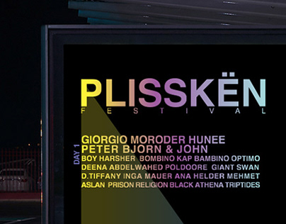 Plissken Festival Poster Design