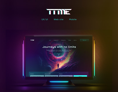TIME Travel - UX/UI Case Study - Website and Mobile