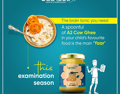 A Spoonful of Gir Cow A2 Ghee in your Child