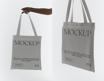 Tote Bag Mockups | Branding & Packaging Mockups