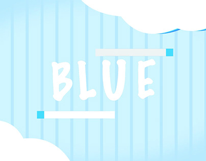 Animation de texte Blue