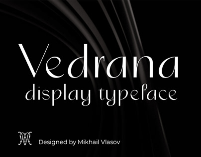 Vedrana display typeface