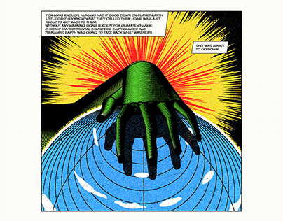 Earth Attacks - Comic Book Parody
