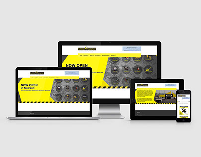 Buildcon Equipment website design