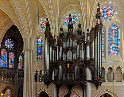Intérieur Notre-Dame de Chartres.