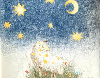 A big starry sky for a little sheep⭐️