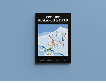 First and second issues of R&D HRD magazine cover