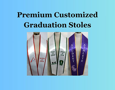 Premium Customized Graduation Stoles