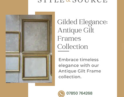 Unveiling the Timeless Beauty of Antique Gilt Frames.