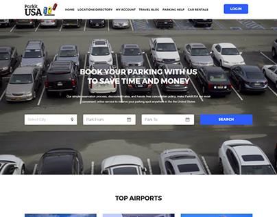 Parking Reservation Website using Custom PHP