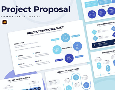 Business Project Proposal Illustrator Infographics