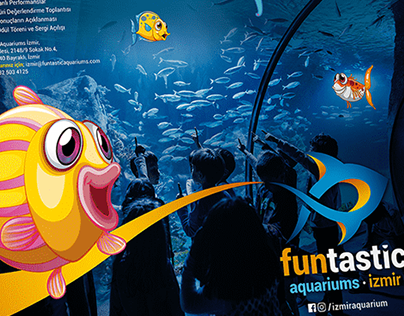 Funtastic Aquariums İzmir Poster Design