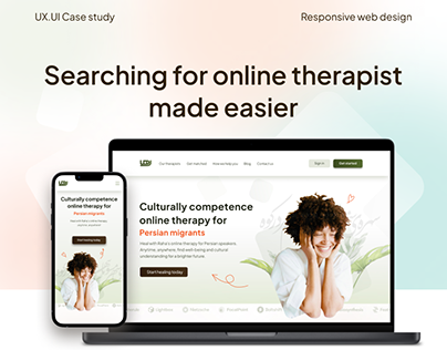 Online Therapy Website , Responsive web design