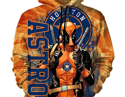 Deadpool Houston Astros Hoodies