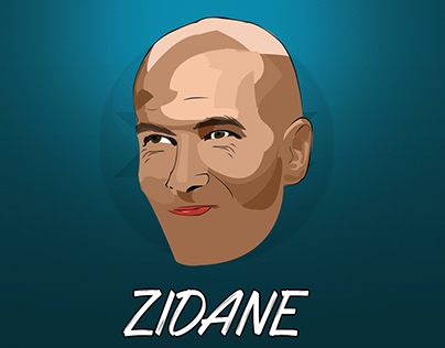 Vector art for Zidane