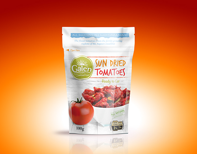 GALEN SUN DRIED TOMATOES PACKAGE DESIGN