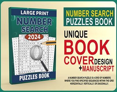 2024 Number Search Puzzles Book-Large Print