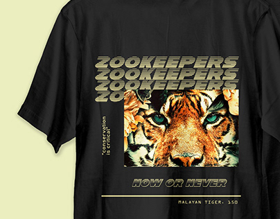 THE ZOOKEEPER- T-shirt Design for fundraising