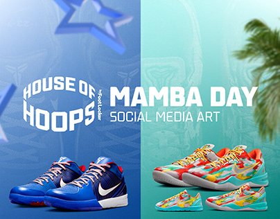 Foot Locker "Mamba Day" Social Media Art