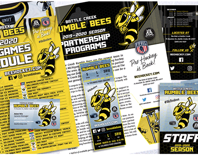 Semi-Pro Hockey team - Battle Creek Rumble Bees